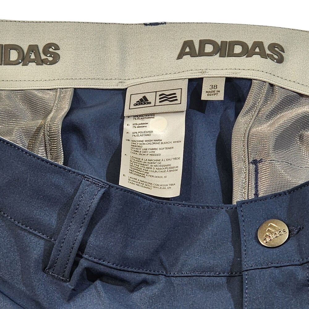 Adidas Ultimate365 Men's 8.5" Golf Shorts Crew Navy Chino Style ADVR0838 NWT - Picture 4 of 9